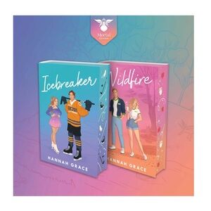 SIGNED Fairyloot Mortal Special Editions Icebreaker & Wildfire by Hannah Grace
